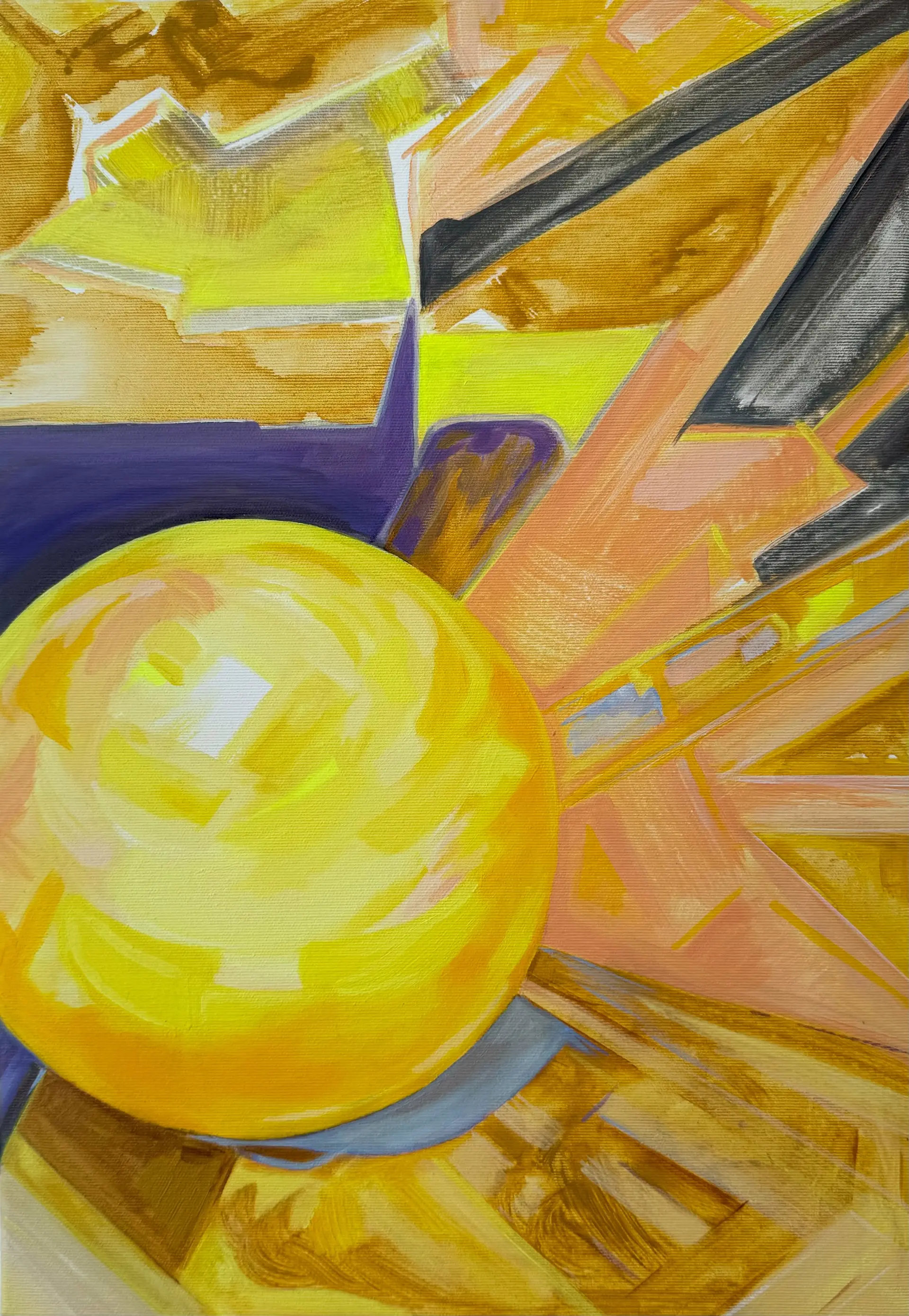 Ester Dubay - SUPERNOVA,35 X 50 CM, ACRYLIC ON CANVAS, 2024
