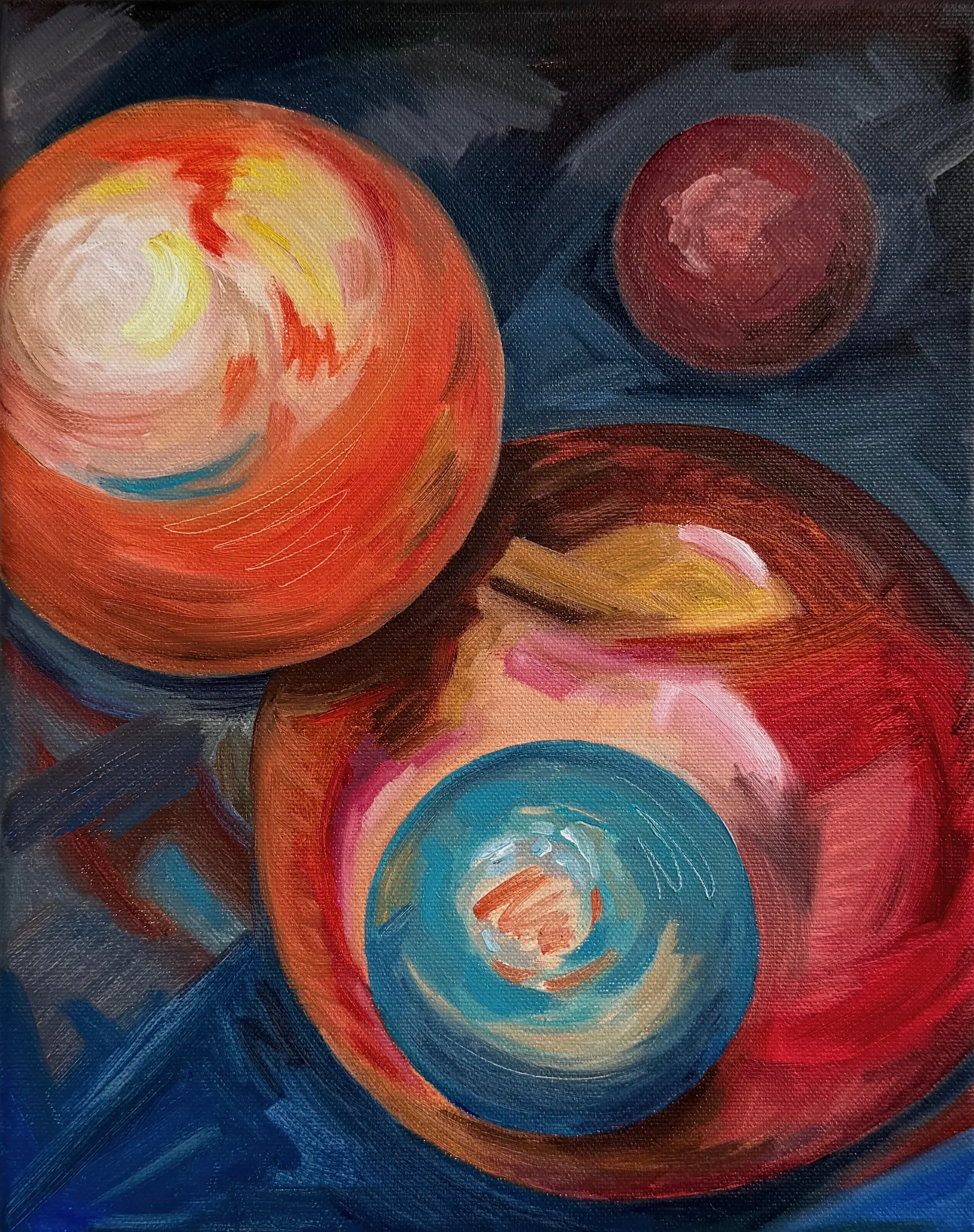 Ester Dubay - THE MINDS EYE, 24 X 30 CM, OIL ON CANVAS, 2024